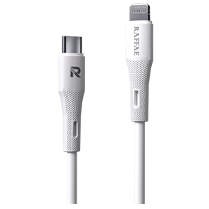RAFFAE WHITE CABLES 27W USBC-L R-135